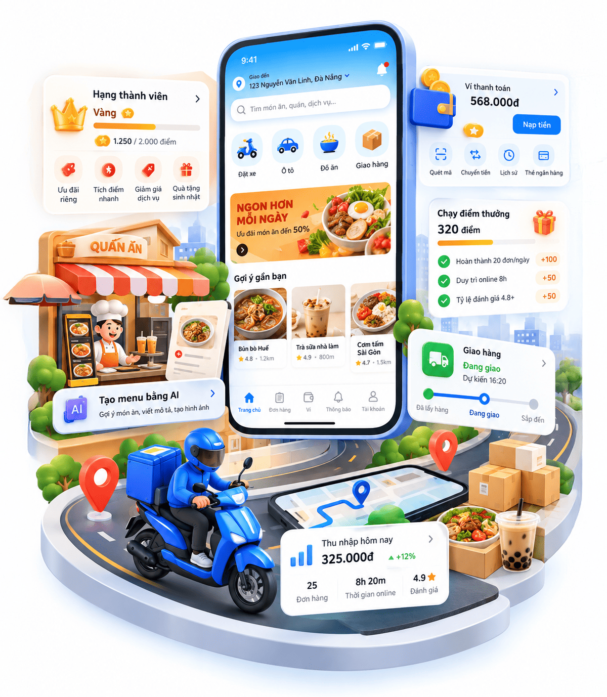 VnShip – Ứng dụng gọi xe thông minh, hiện đại và thân thiện với người dùng Việt